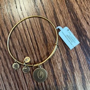 Alex and Ani O initial bracelet